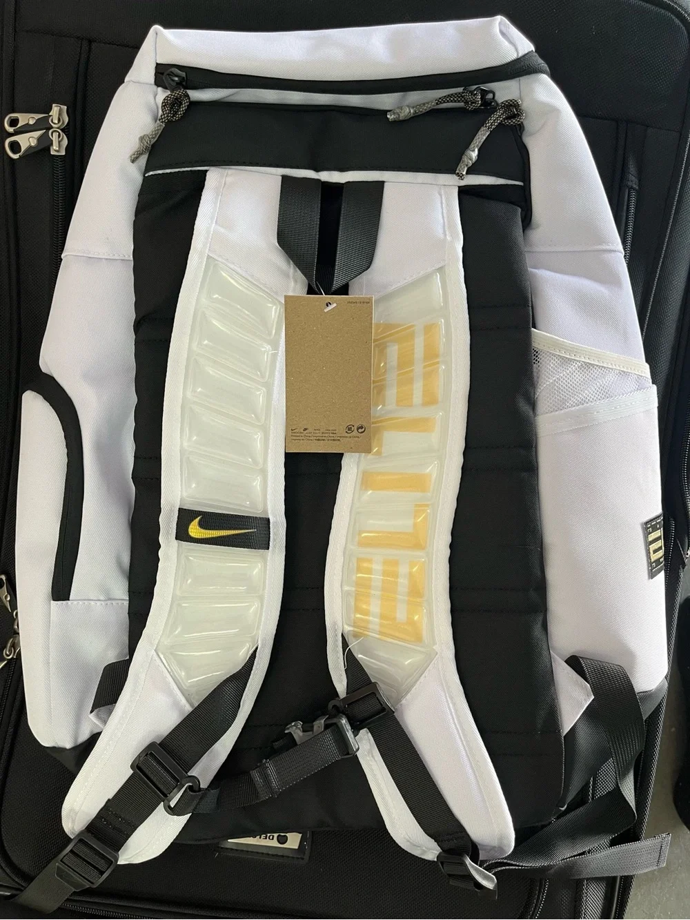 Nike White, Black & Yellow Everyday Backpack